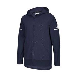 NEW ADIDAS men's squad jacket in collegiate navy
